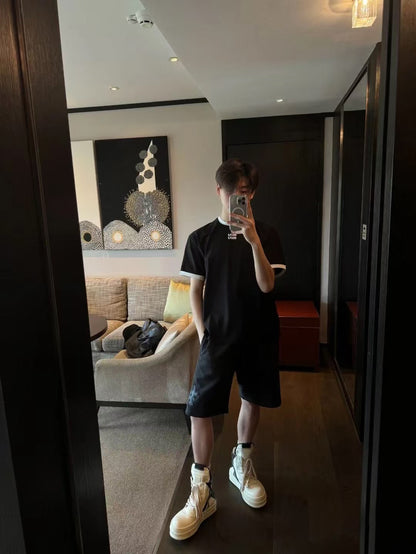 M Embroidered logo T-shirt