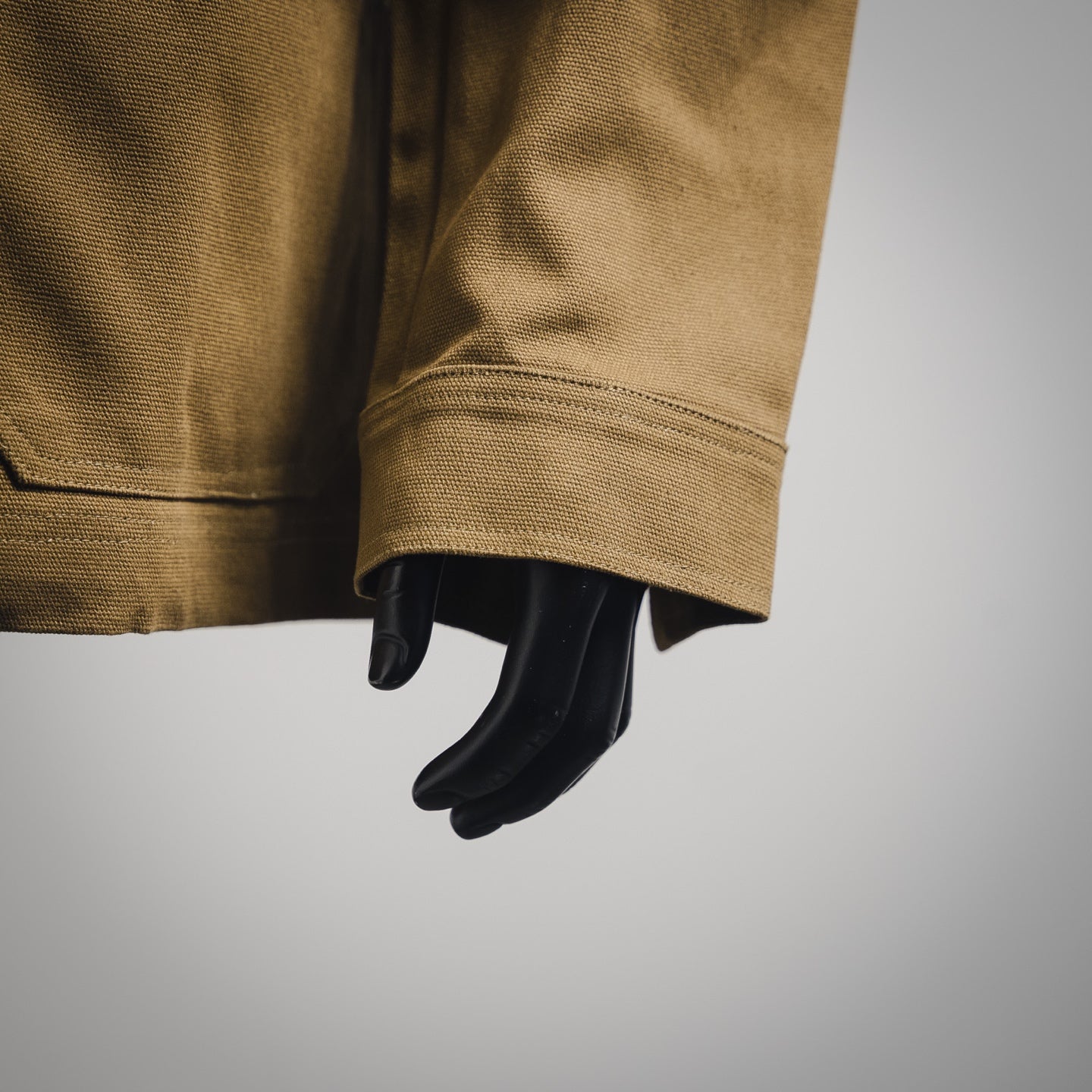 L 24FW Anzug-Stil Leinwandjacke 