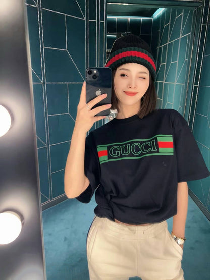 G 2025ss Logo bedrucktes T-Shirt 