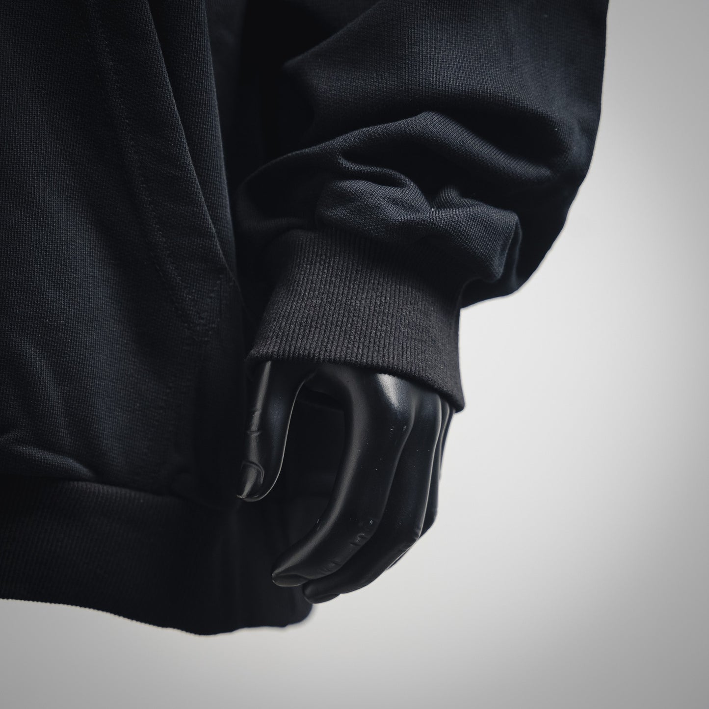 B  Reflective ib printed hooded sweatshirt