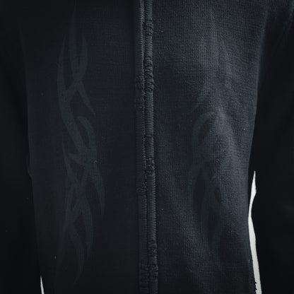 B  25ss New Flame Totem Zipper Sweater