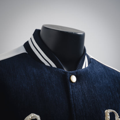 L 24Fw Perlmutt Samt Yokosuka Jacke 
