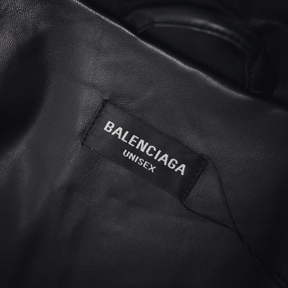 
B Catwalk-Stil doppelseitige Lederjacke