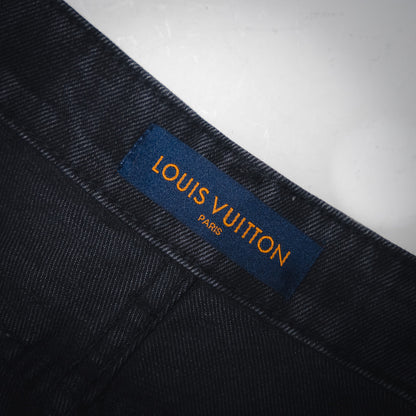 1V  24FW Gradient Checkerboard Jeans  set