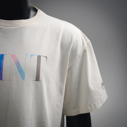 
SA 24SS Regenbogen SAIN* Buchstabenbedrucktes T-Shirt