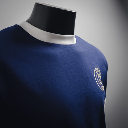 G  1921 embroidered logo contrasting short sleeves