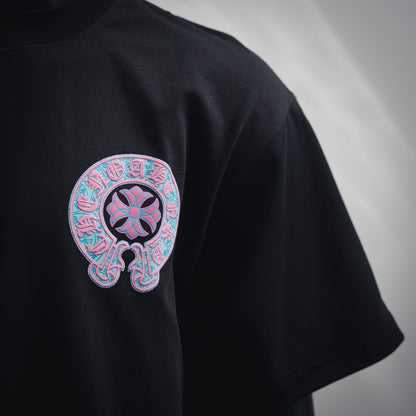 CH 2025ss horseshoe print T-shirt