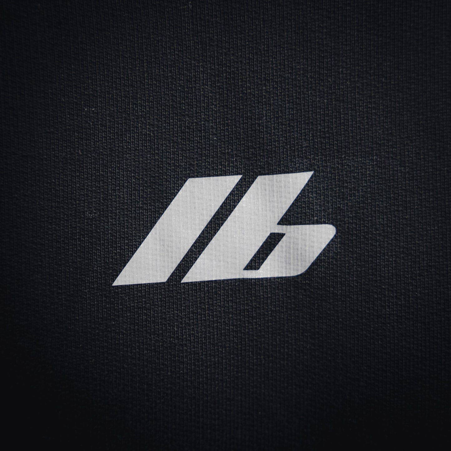 B  Reflective ib printed hooded sweatshirt