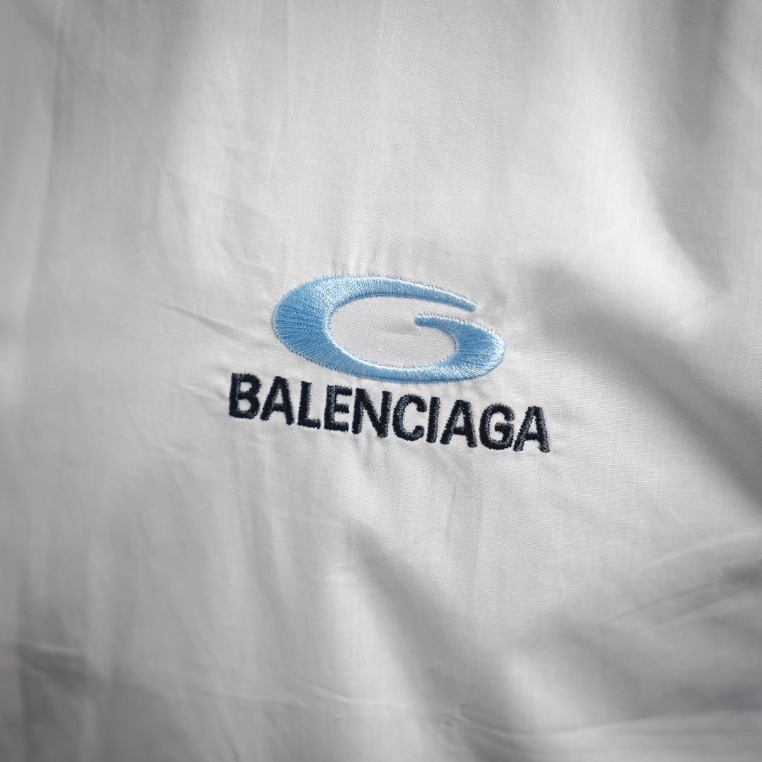 B  embroidered logo shirt