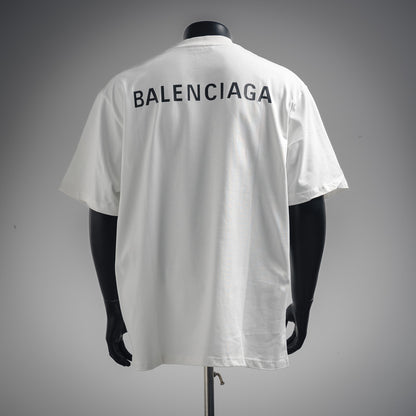B 24ss letter logo printed T-shirt