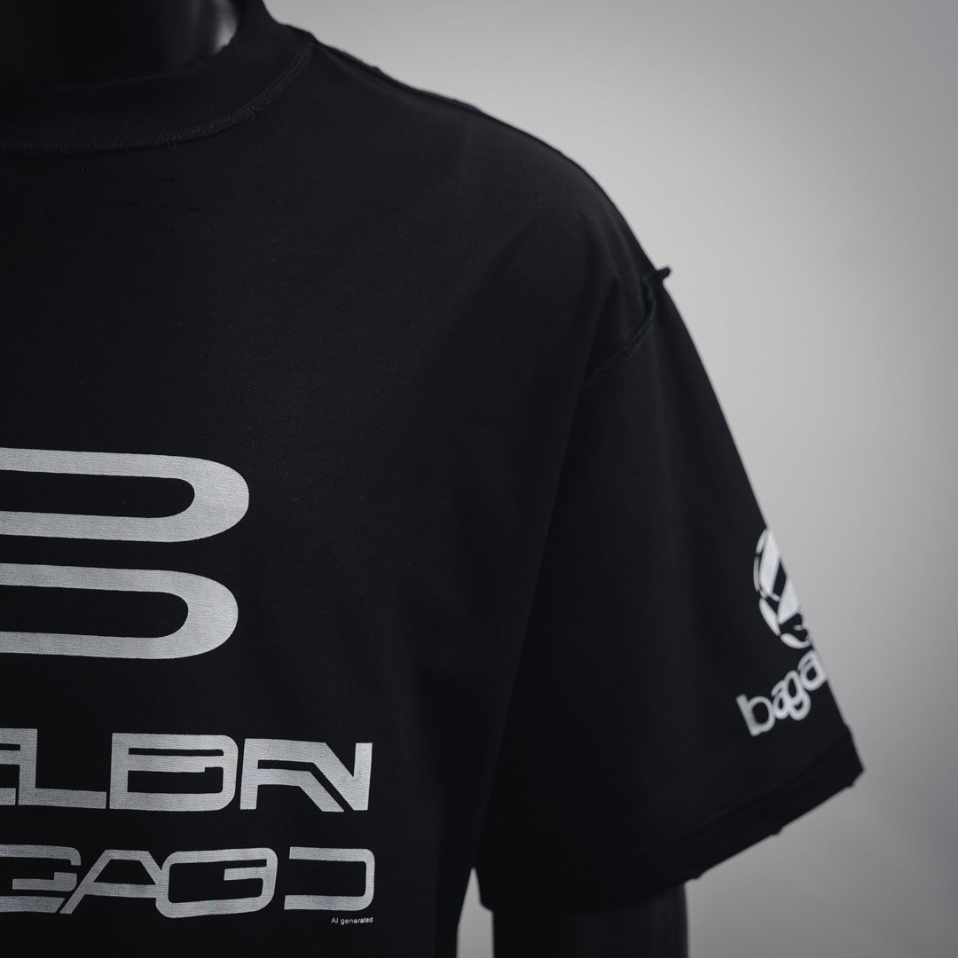 B  24SS logo printed T-shirt