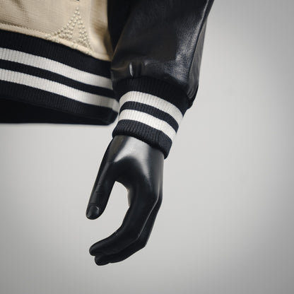1V  Pearl button baseball jacket