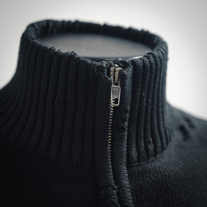 B  25ss New Flame Totem Zipper Sweater