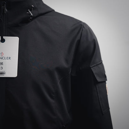 Mo  2025SS Small logo pocket hooded jacket