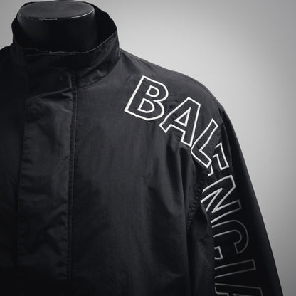B  Embroidered logo sports suit jacket