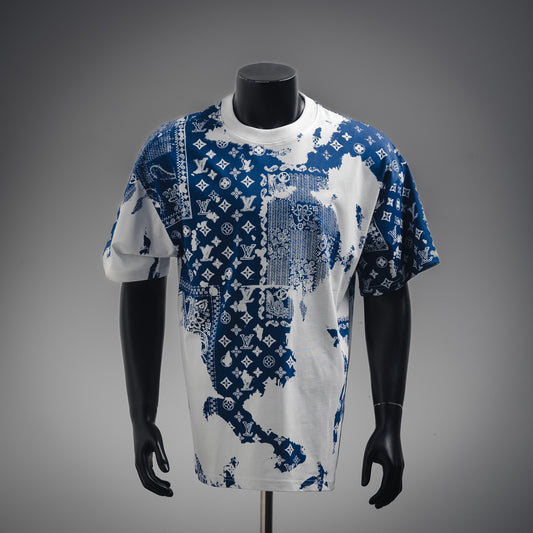 1V tie-dye logo T-shirt