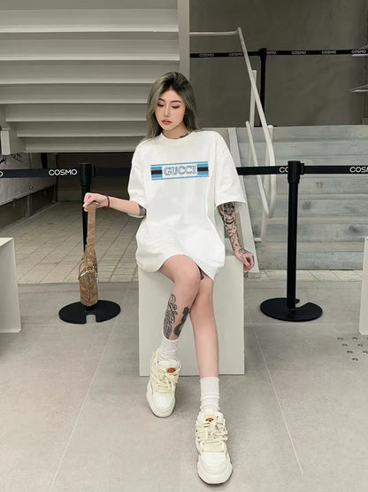 G 2025ss Logo bedrucktes T-Shirt 