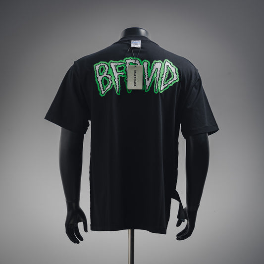 B  No Passing Printed Reverse Wear T-shirt