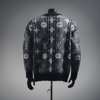 L 24Fw Jacquard-Woll-Pullover-Sweater 