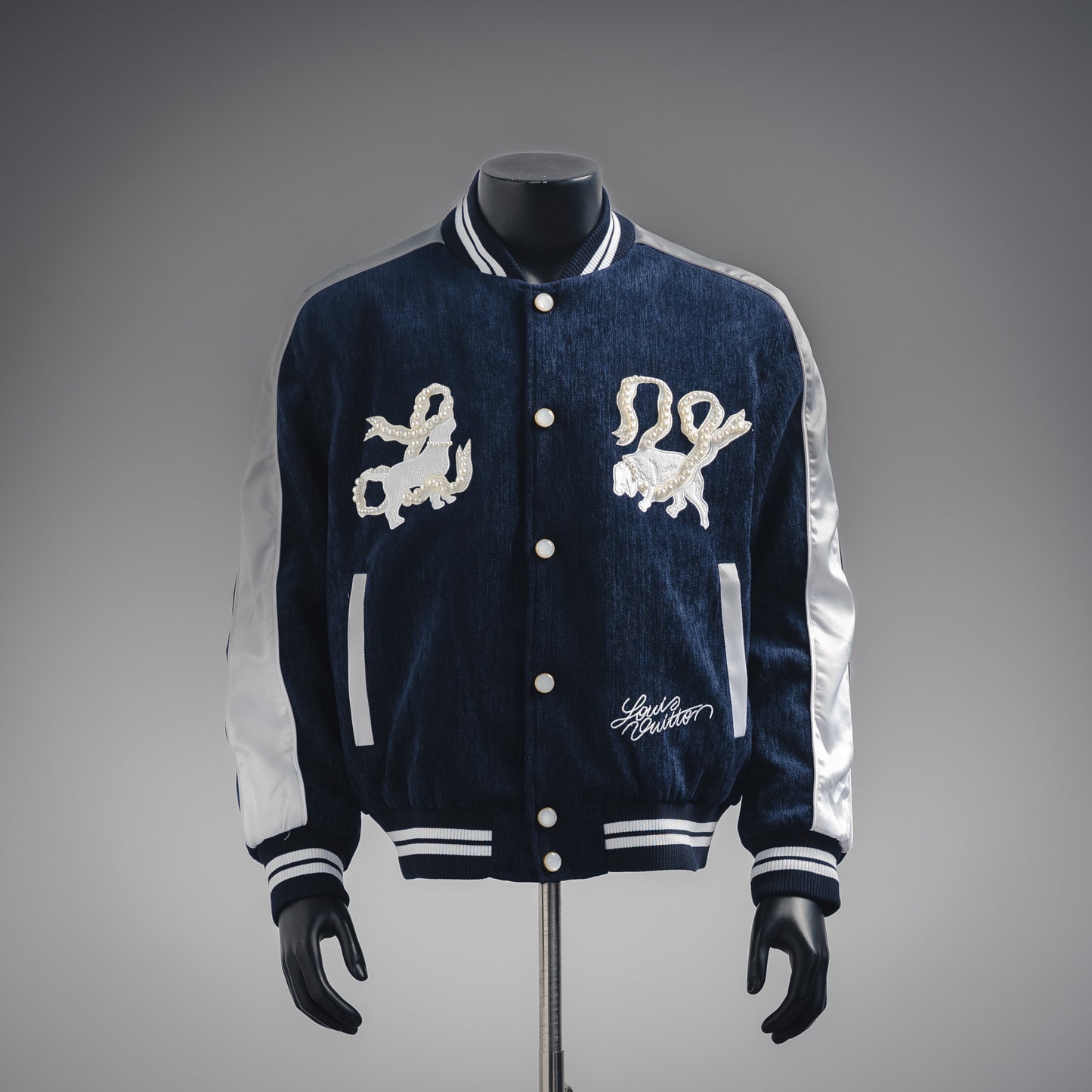 L 24Fw Perlmutt Samt Yokosuka Jacke 