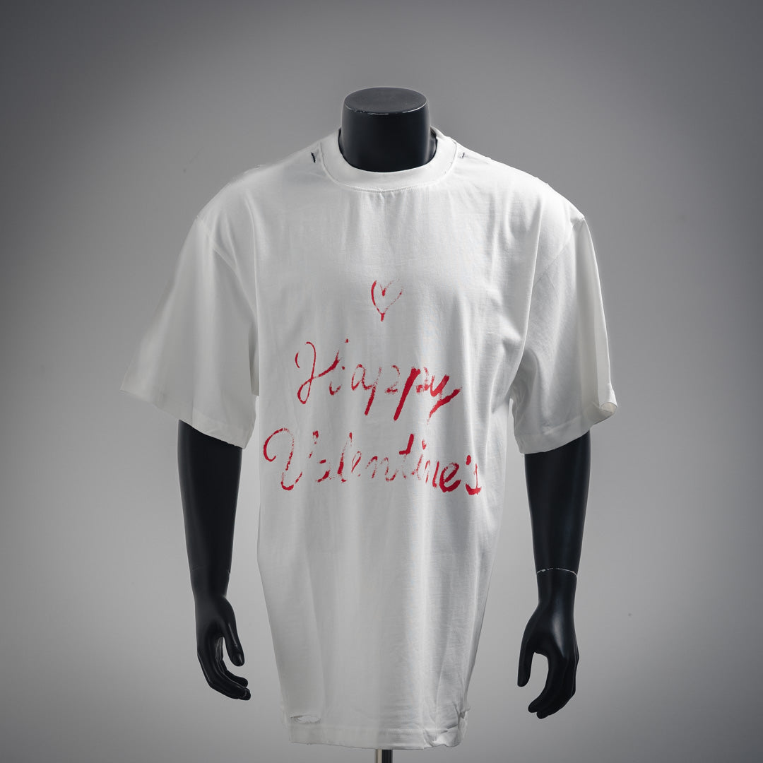 B  2025ss new love graffiti T-shirt