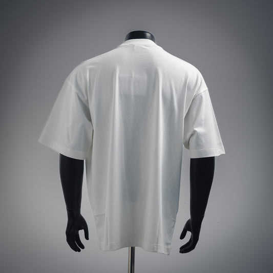 Al 2025SS T-Shirt mit Zerstörungsbuchstaben-Print 