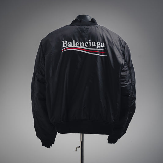B  Embroidered Coke Flight Cotton Jacket