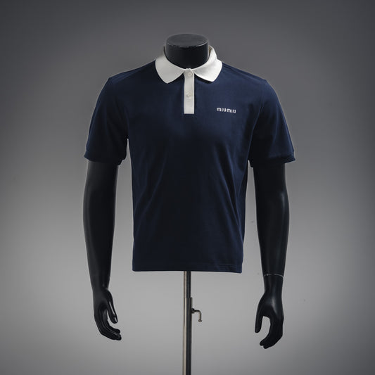 
M 25SS Logo bestickte POLO-Kurzarm-Shirt
