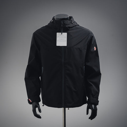 Mo  2025SS Embroidered logo hooded jacket
