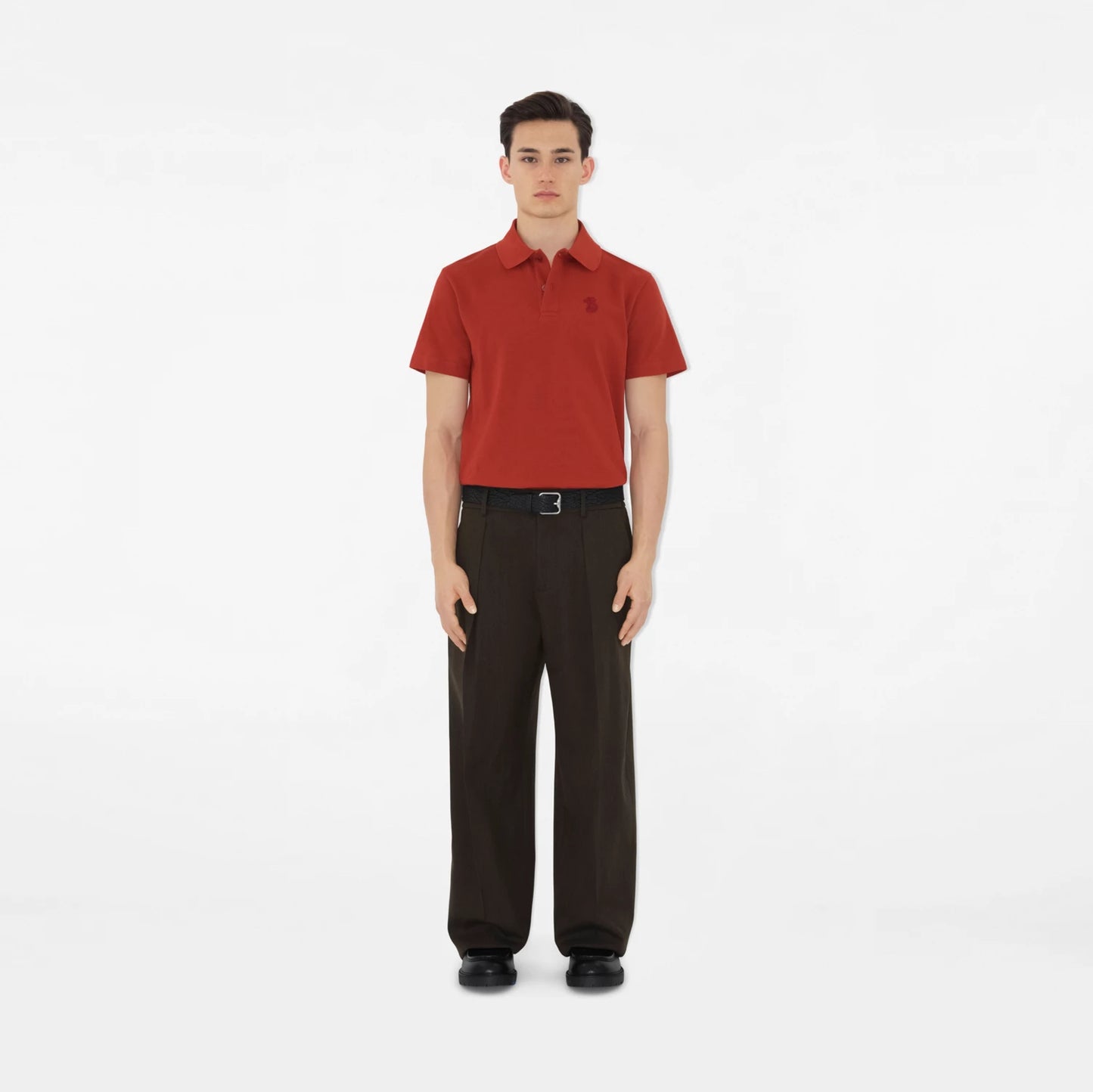Bu  25SS Snake Letter B Short Sleeve Polo Shirt