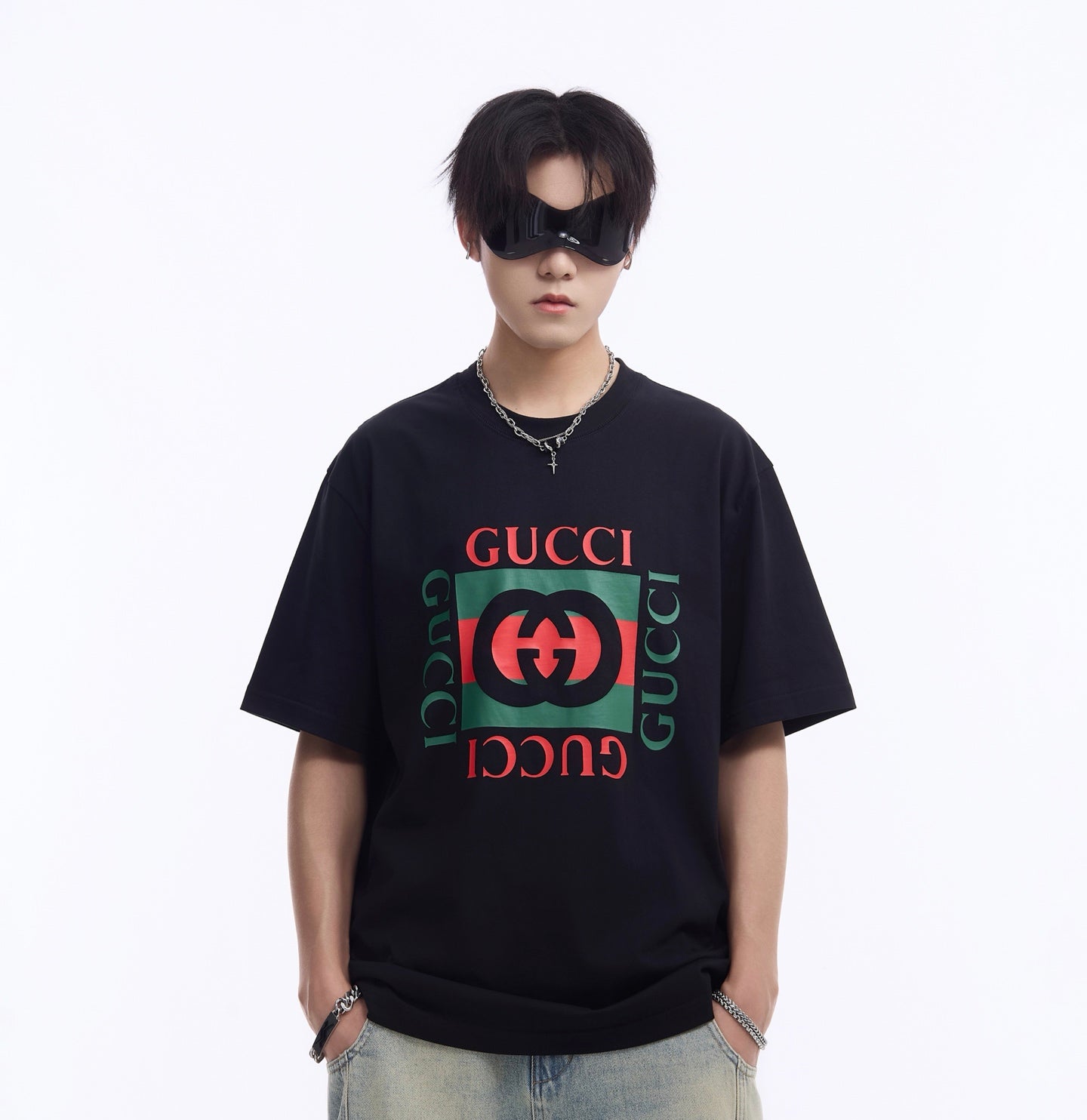 G Classic bedrucktes T-Shirt 