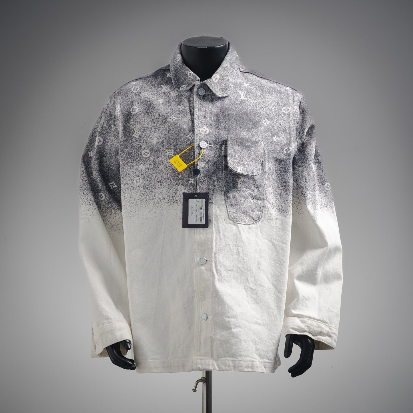 1V Gradient Starry Sky Denim Jacket