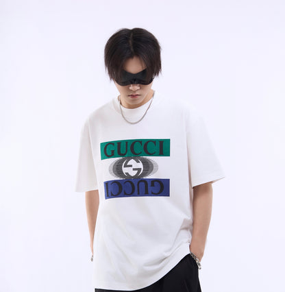 G  Classic style double logo printed T-shirt