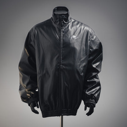 B  Sheepskin stand collar jacket