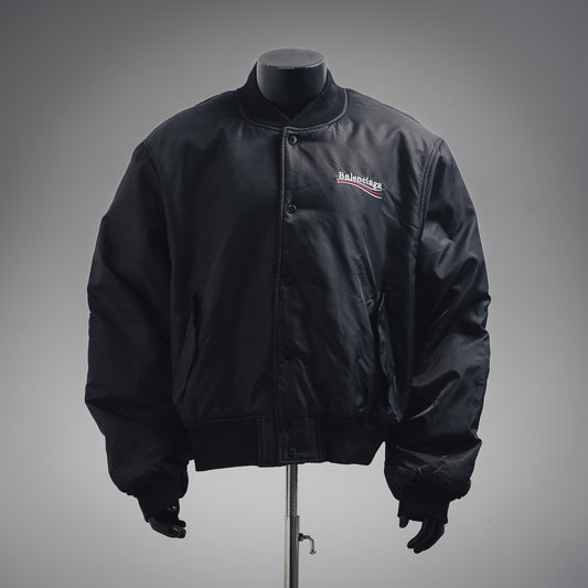 B  Embroidered Coke Flight Cotton Jacket