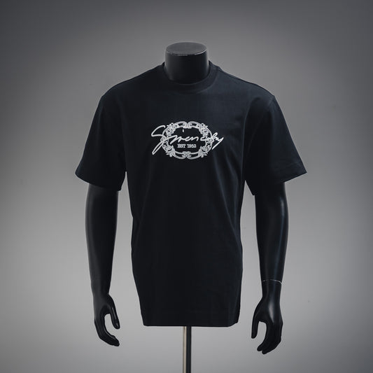 Gy Classic Slogan Embroidered T-Shirt