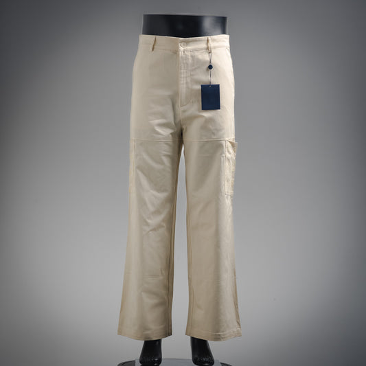 1V  patchwork flocked trousers Set