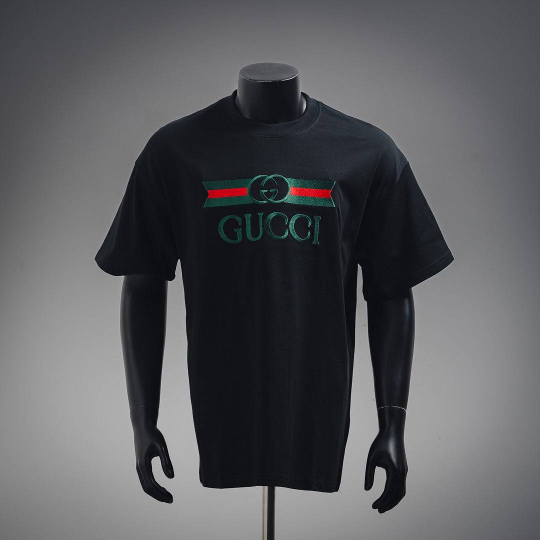 
G Belt Logo besticktes T-Shirt