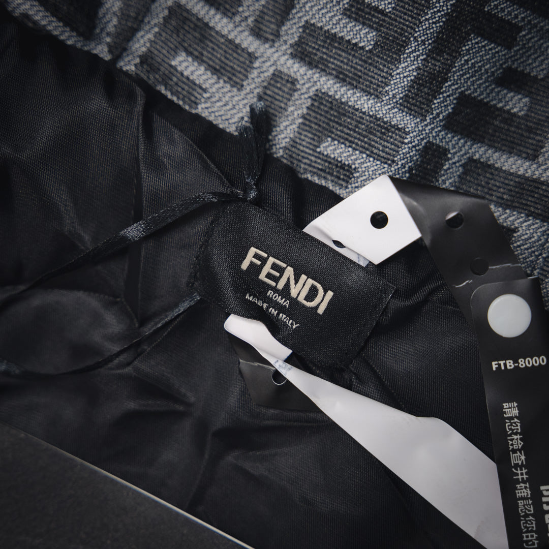 Fe  FF full print windbreaker zipper jacket