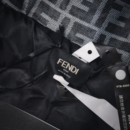Fe  FF full print windbreaker zipper jacket
