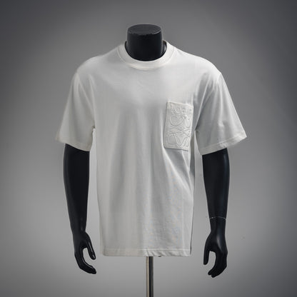 Le Pocket Logo Embroidered T-shirt