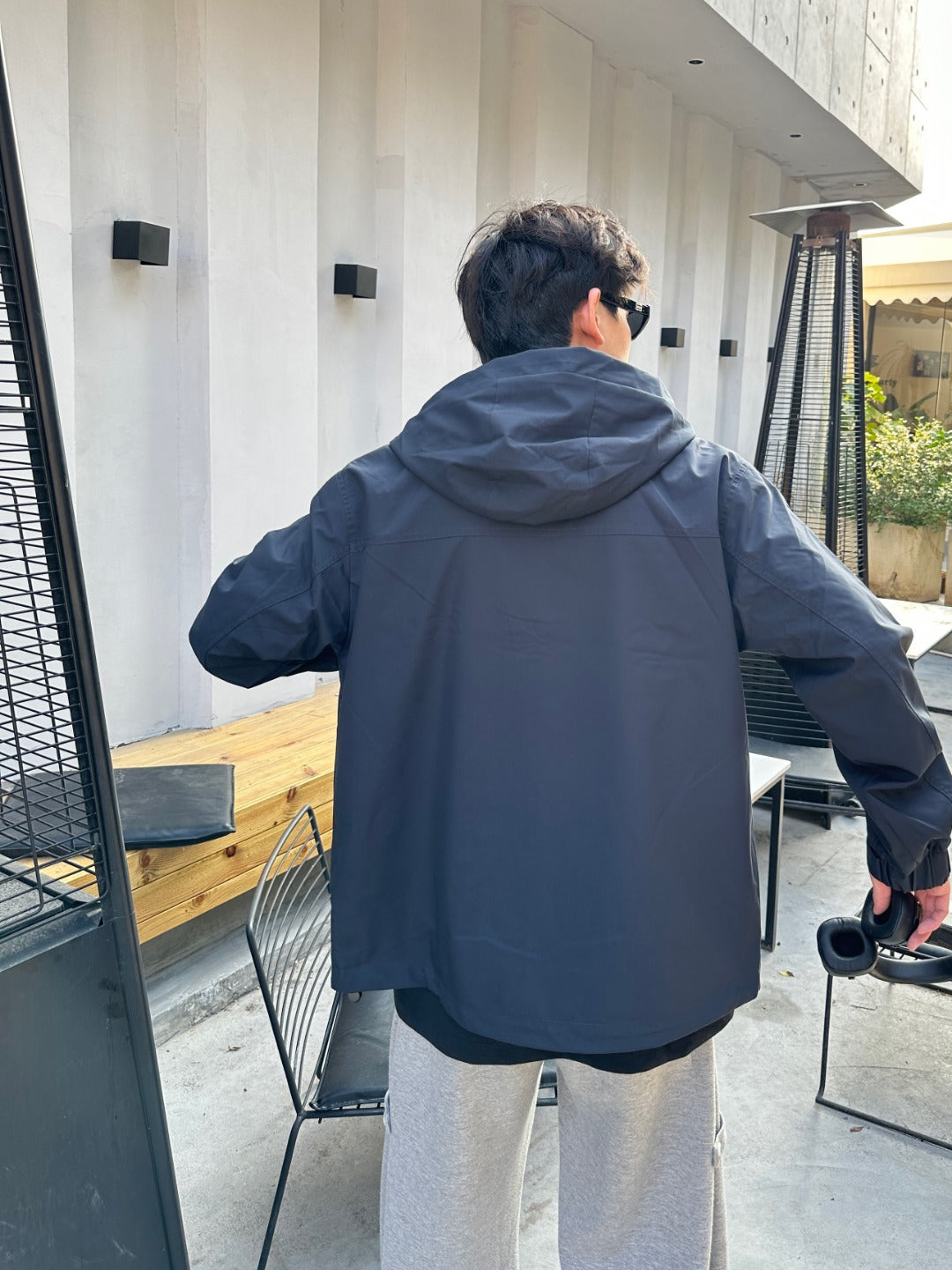 
P 2025ss Winddichte Kapuzenjacke
