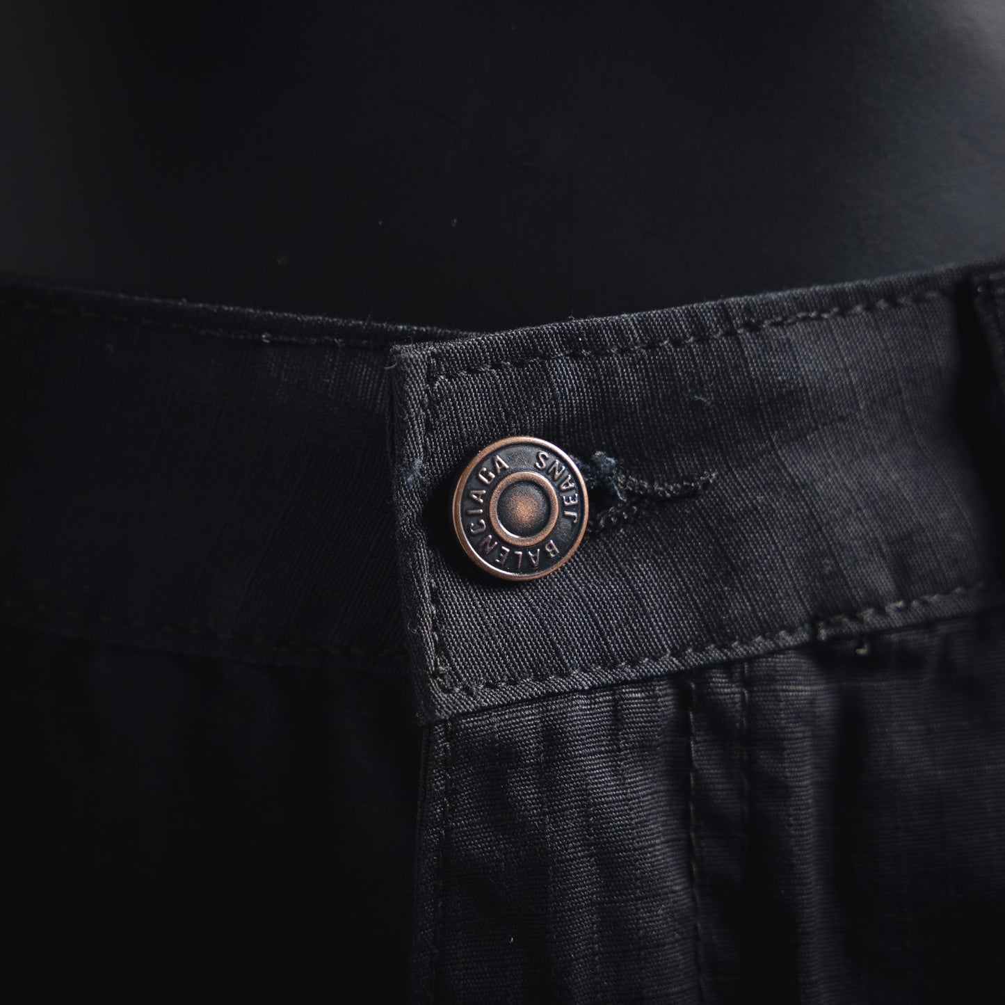 B  2025ss washed patchwork jeans