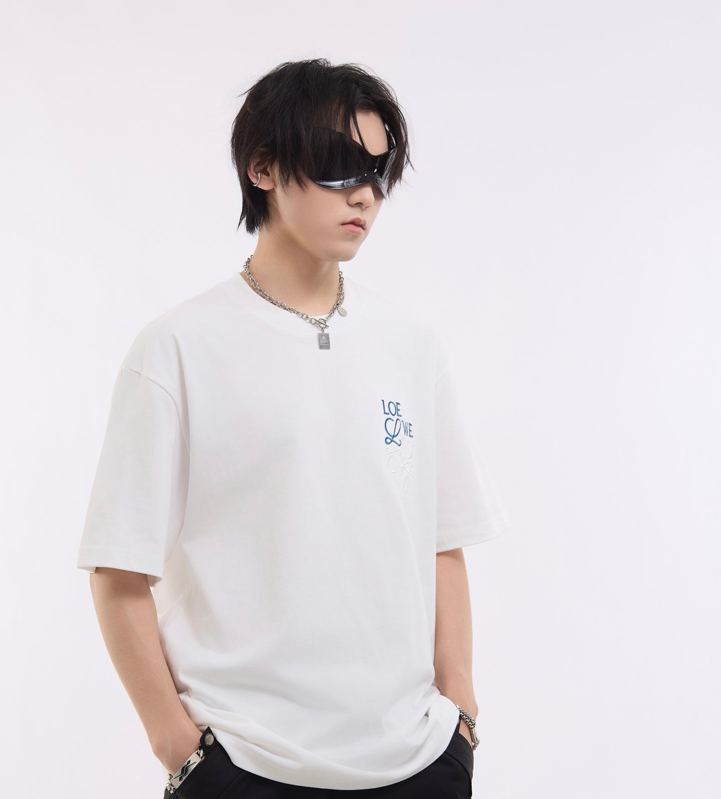 Le classic logo embroidered short sleeves