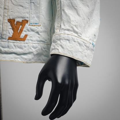 1V Tyler co-branded embroidered denim jacket set