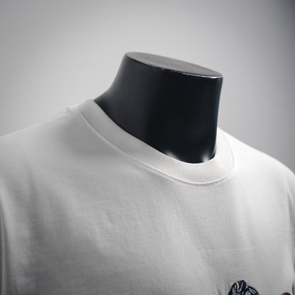 1V 2025ss Graphic Embroidered Cotton T-Shirt