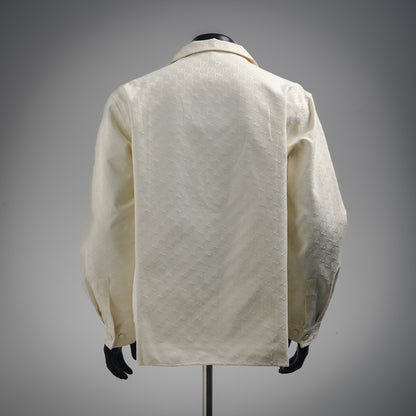 G  25ss Hidden Jacquard Lapel Cardigan Jacket