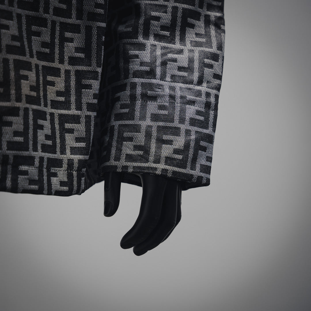 Fe  FF full print windbreaker zipper jacket