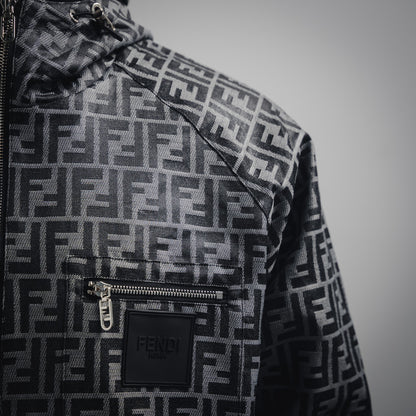 Fe  FF full print windbreaker zipper jacket