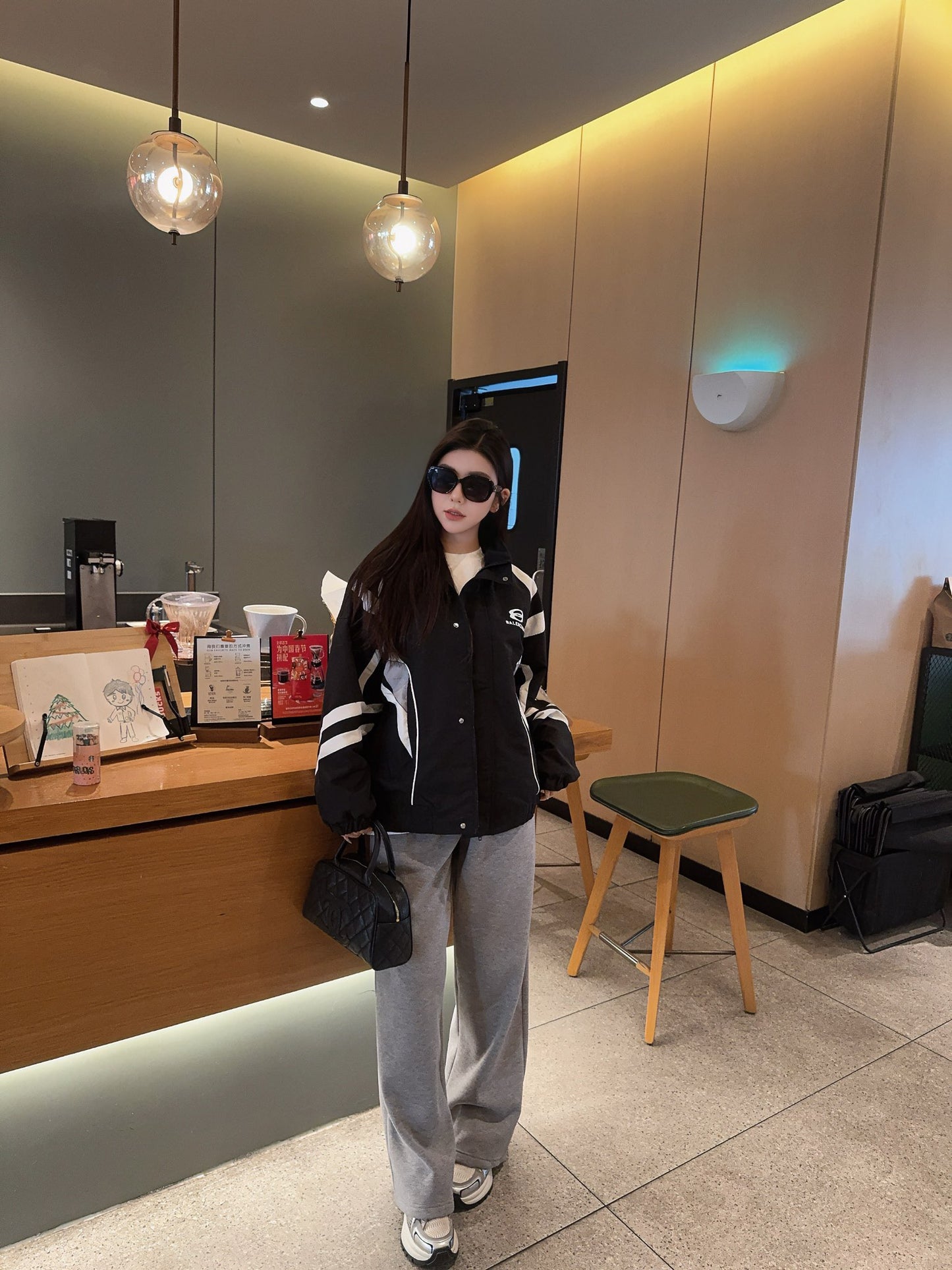 B  Runway style sports jacket
